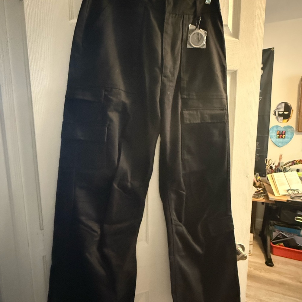 Black Cargo Pants